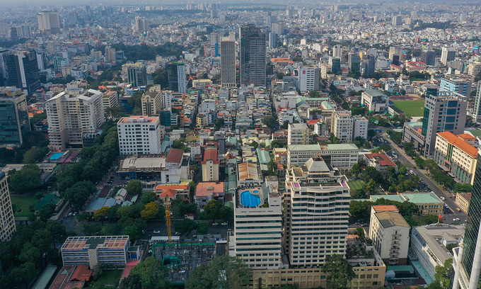 Ho Chi Minh City is seen from above, January 2021. Photo by VnExpress 4105-hcm-city-3