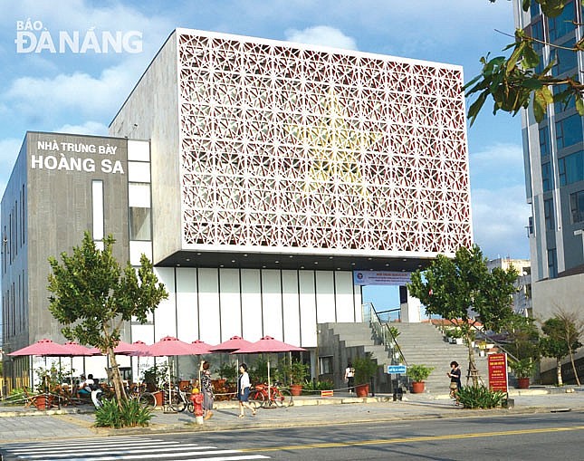 The Hoang Sa exhibition centre in Hoang Sa Street, Son Tra District, central Da Nang City (Photo: VNA) The Hoang Sa exhibition centre in Hoang Sa Street, Son Tra District, central Da Nang City (Photo: VNA)
