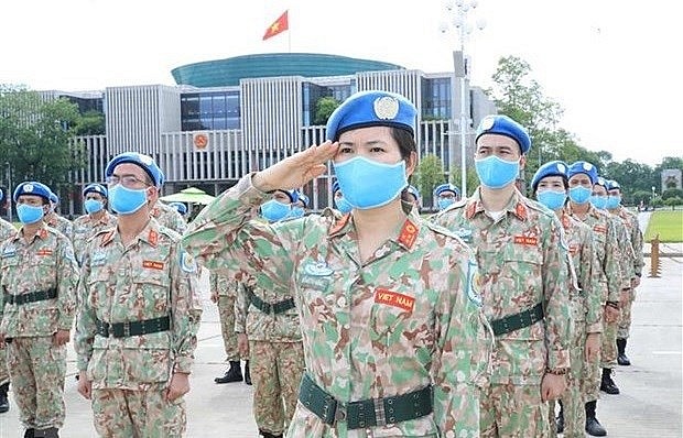 Vietnamese UN peacekeepers Photo: VNA Vietnamese UN peacekeepers Photo: VNA