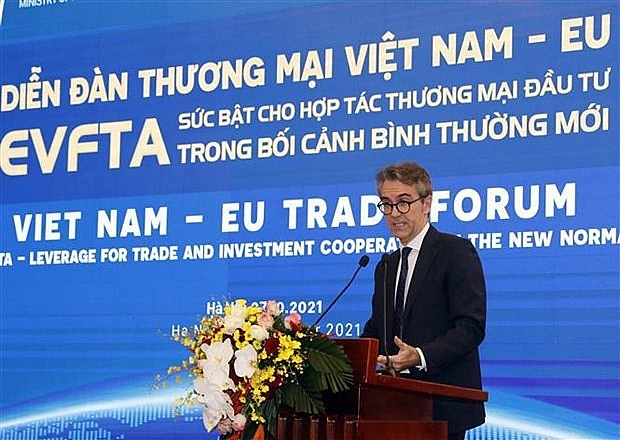 Ambassador Giorgio Aliberti, Head of the EU Delegation to Vietnam (Photo: VNA) Ambassador Giorgio Aliberti, Head of the EU Delegation to Vietnam (Photo: VNA)