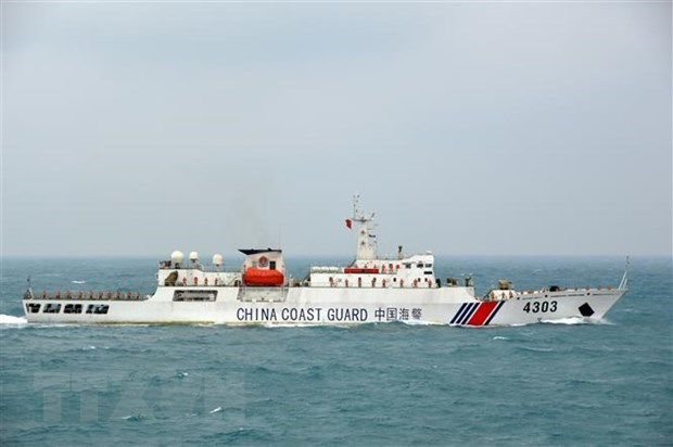 China’s ship 4303 joining the patrol (Photo: VNA) 2905 ship