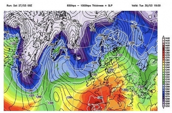uk and europe daily weather forecast latest march 29 cloudy with hill fog some drizzle in the west