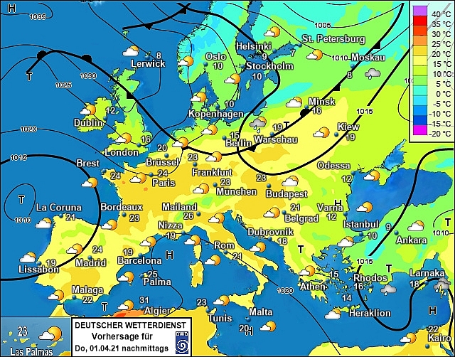 UK and Europe daily weather forecast latest, April 1: Mostly dry, with plenty of sunshine, best in the North and West of the UK UK and Europe daily weather forecast latest, April 1: Mostly dry, with plenty of sunshine, best in the North and West of the UK