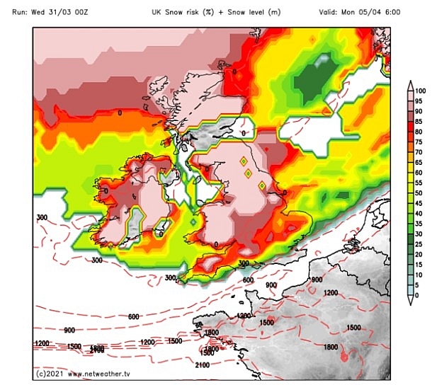 UK and Europe daily weather forecast latest, April 2: Breezy in the east and feeling cool along the coasts of the UK UK and Europe daily weather forecast latest, April 2: Breezy in the east and feeling cool along the coasts of the UK