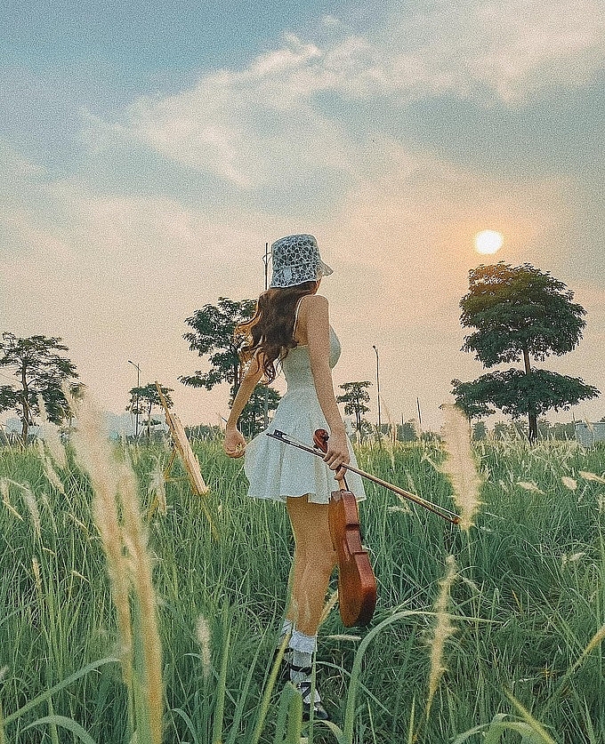 3 picturesque grasslands attract the young in Hanoi 3 picturesque grasslands attract the young in Hanoi