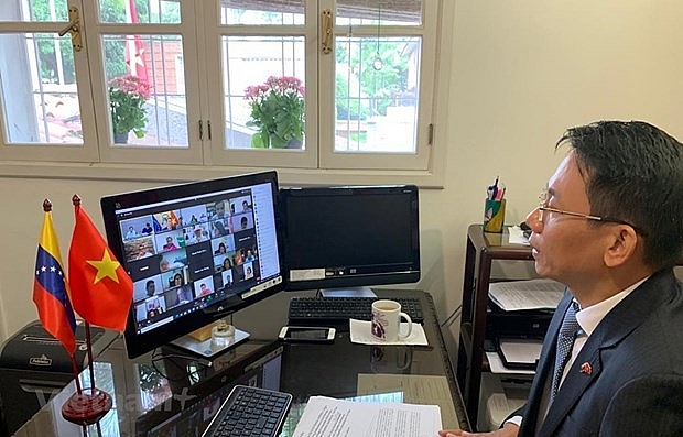 A webinar boosting Vietnam-Venezuela cooperation in many fields A webinar boosting Vietnam Venezuela cooperation in many fields