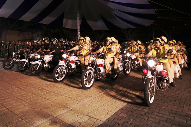ho chi minh city police overnight suppressing criminals