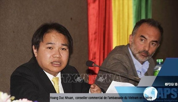 Trade Counsellor in Algeria Hoang Duc Nhuan (Photo: VNA) 4512 afr1