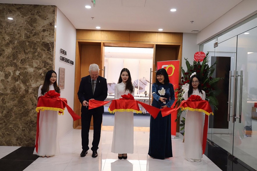 Swiss-designed Geneva Conference Room Aims to Foster Knowledge of Vietnam's International Relationships Swiss-designed Geneva Conference Room Aims to Foster Knowledge of Vietnam's International Relationships