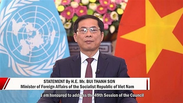 Minister of Foreign Affairs Bui Thanh Son. Photo: VNA Minister of Foreign Affairs Bui Thanh Son. Photo: VNA