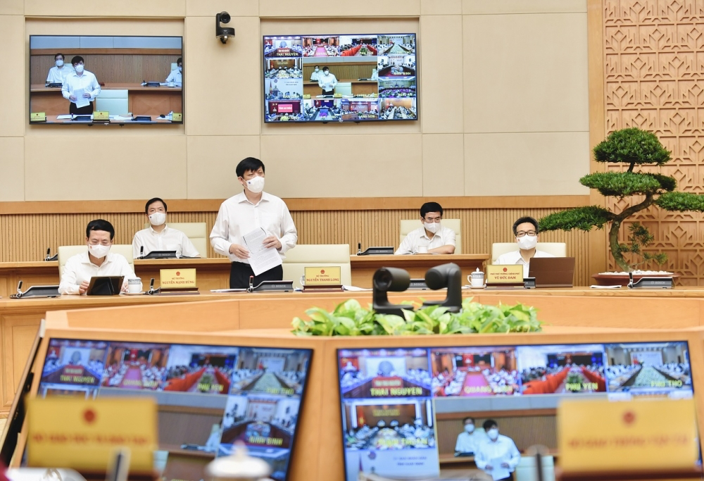 PM Pham Minh Chinh convenes nationwide online conference on Covid-19 PM convenes nationwide online conference on Covid-19
