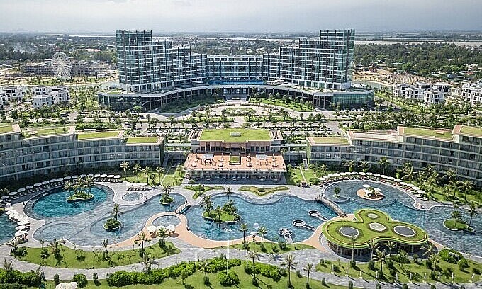 An aerial view of FLC Sam Son Beach & Golf Resort in Thanh Hoa Province. Photo: FLC Sam Son Beach & Golf Resort An aerial view of FLC Sam Son Beach & Golf Resort in Thanh Hoa Province. Photo: FLC Sam Son Beach & Golf Resort