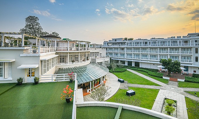 Azerai La Residence Hotel in Hue, central Vietnam. Photo: VnExpress