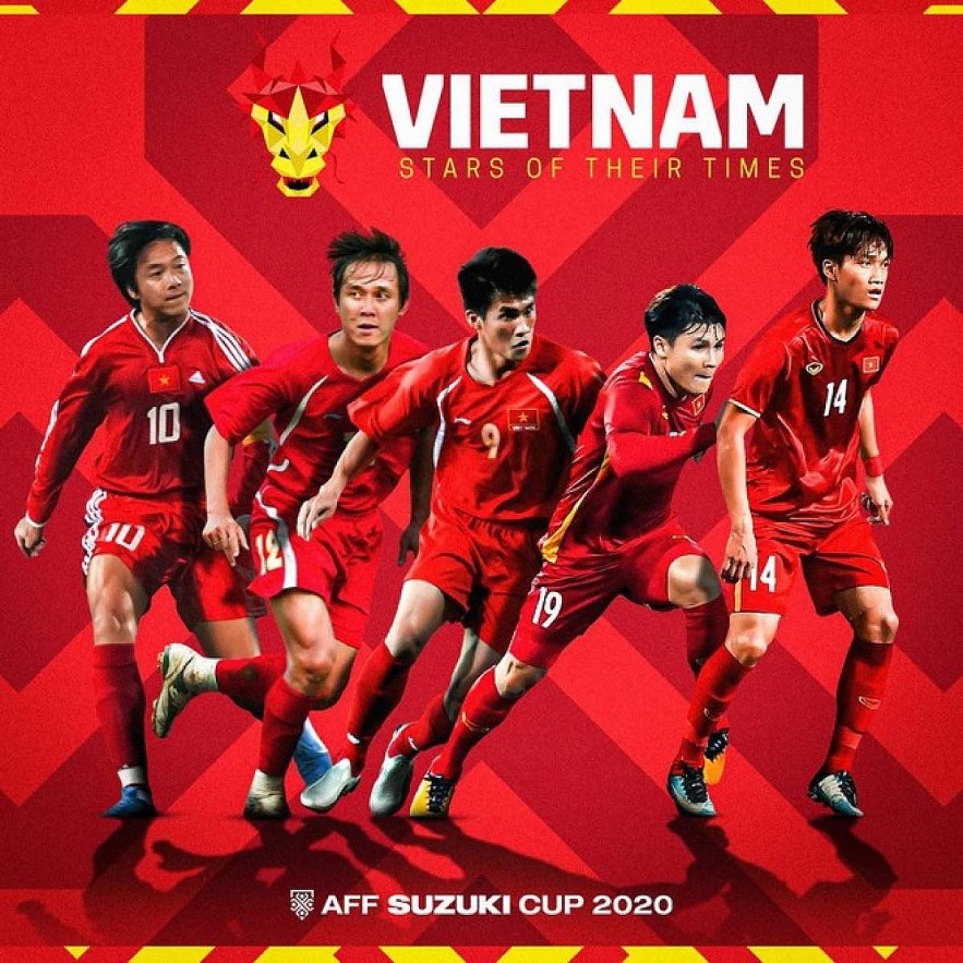 AFF reveals a poster featuring outstanding Vietnamese footballers from the past 20 years. Photo: VOV AFF reveals a poster featuring outstanding Vietnamese footballers from the past 20 years. Photo: VOV