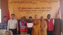 vietnamese buddhists present 100 tons of rice to mozambique storm victims